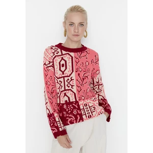 Trendyol Sweater - Pink - Regular fit