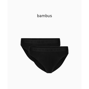 Men's Bamboo Briefs ATLANTIC 2Pack - black