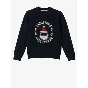 Black girls' sweater with Christmas motif CAMAIEU - Girls
