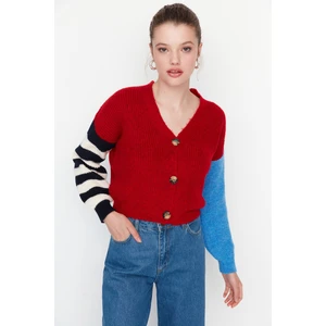 Trendyol Cardigan - Red - Regular fit
