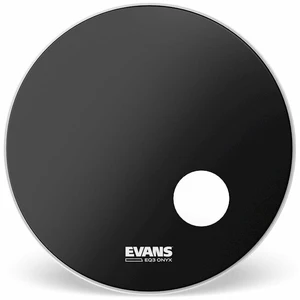 Evans BD24RONX Onyx Coated 24" Negru Față de rezonanță pentru tobe