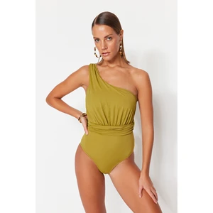 Trendyol Swimsuit - Green - Plain