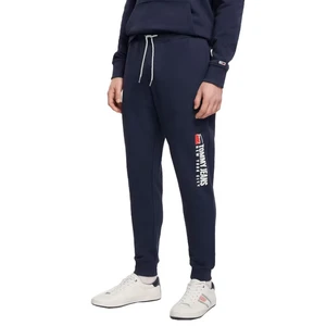 Tmavě modré pánské tepláky Tommy Jeans - Pánské