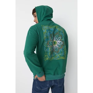 Trendyol Sweatshirt - Green - Regular fit