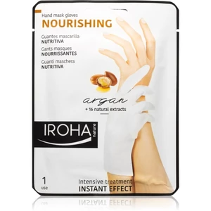 Iroha Nourishing Argan regenerační maska na ruce ve formě rukavic s arganovým olejem 0 ml