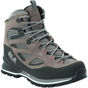 Jack Wolfskin Chaussures outdoor femme Force Crest Texapore Mid W Tarmac Grey/Pink 42,5