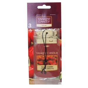 Yankee Candle Papierová visačka do auta Black Cherry 3 ks