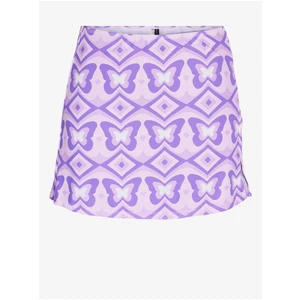 Light Purple Lady's Patterned Swimwear Skirt Noisy May Stripe - Women