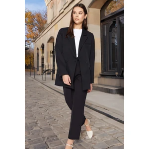 Trendyol Black Blazer Jacket-Pants Woven Bottom-Top Suit