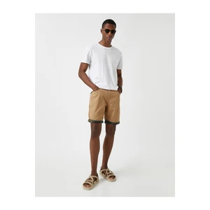 Koton Camouflage Inner Gabardine Shorts