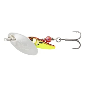 Savage gear rotačka sticklebait spinner silver red yellow - 2 7,3 g