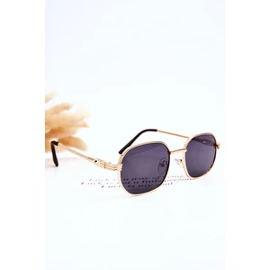 Trendy Sunglasses Ful Vue V160049 Gold-Purple