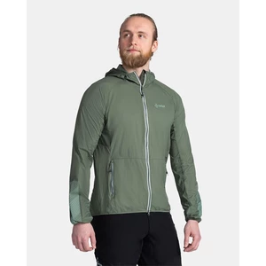 Men's ultralight outdoor jacket KILPI ROSA-M Dark green