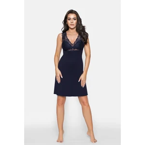 Tričko Larisa Navy blue (vyztužené košíčky) Navy blue