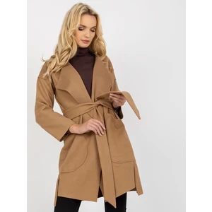 Caramel coat Och Bella BE-M125.camel