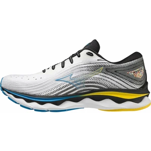 Mizuno Wave Sky 6 White/Cyber Yellow/Indigo Bunting 41