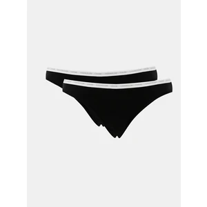 Sada dvou černých kalhotek Calvin Klein Underwear