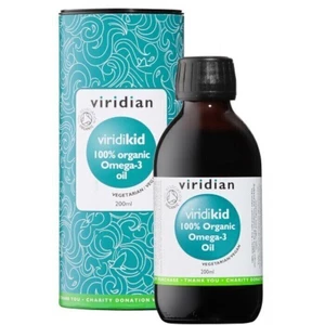 Viridian Viridikid Omega 3 Oil Organic (Bio Omega 3 olej pre deti) 200 ml
