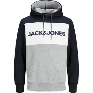 Blue-Grey Hoodie Jack & Jones - Mens