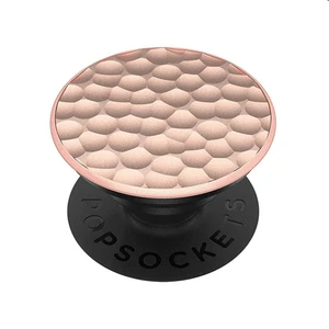 PopSockets univerzális tartó PopGrip Hammered Metal Rose Gold
