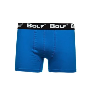 Stylish Men's Boxer Shorts Bolf 0953- 3 Pack - Blue,