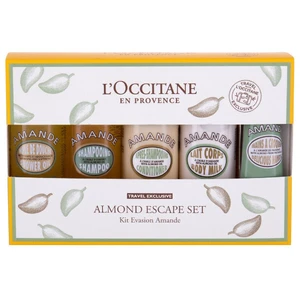 L´Occitane Almond (Amande) dárková kazeta sprchový olej 75 ml + šampon 75 ml + kondicionér 75 ml + tělové mléko 75 ml + krém na ruce 30 ml pro ženy