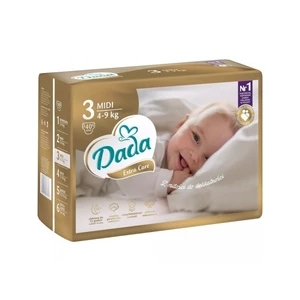 DADA Jednorázové plienky Extra Care Midi veľ. 3 (4-9kg), 40 ks