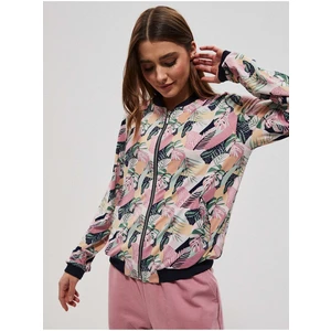 Light Pink Women's Patterned Jacket Moodo - Women