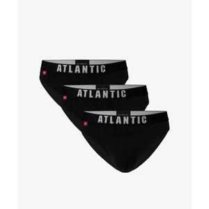 3-PACK Men´s briefs ATLANTIC Sport black