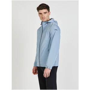 Light Blue Men's Lightweight Jacket Geox Leitan - Men