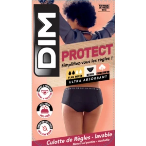 DIM MENSTRUAL BOXER - Menstrual panties - body - blue