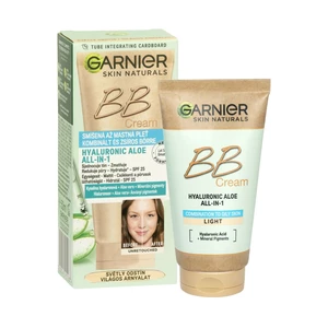 Garnier Hyaluronic Aloe All-in-1 BB Cream BB krém pro mastnou a smíšenou pleť odstín Light Skin 50 ml
