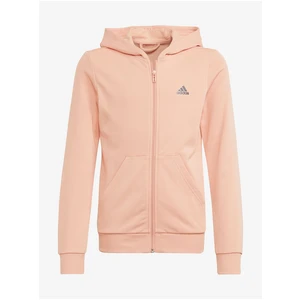 Light Pink Girls' ZipperEd Sweatshirt adidas Performance - unisex