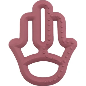 Minikoioi Teether Silicone hryzadielko 3m+ Rose 1 ks