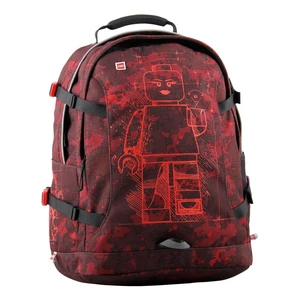 Czerwony plecak dziecięcy LEGO® Tech Teen
