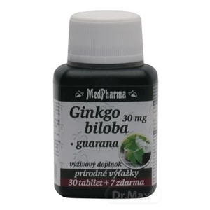 MedPharma Ginkgo biloba+Guarana 30mg 37 tablet