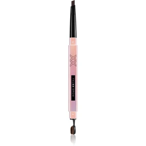 XX by Revolution FAUXX BROW automatická tužka na obočí s kartáčkem odstín Deep Brown 0.28 g