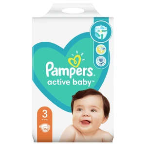 PAMPERS Active Baby 3 (6-10 kg) 152 ks MEGA PACK - jednorázové pleny