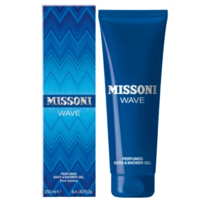 Missoni Wave sprchový a kúpeľový gél pre mužov 250 ml