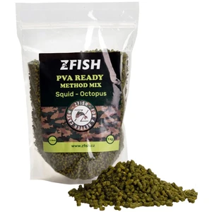 Zfish mikropeletky pva ready method feeder mix 2-3 mm 1 kg - squid octopus