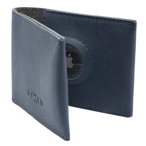 Peňaženka FIXED Wallet pro AirTag z pravé hovězí kůže (FIXWAT-SMMW2-BL) modrá kožená peňaženka • pre AirTag • 2× vrecko • pravá koža • vyrobené v ČR