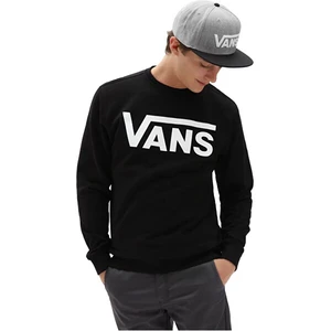 Vans CLASSIC II black/white mikiny přes hlavu pánská - černá