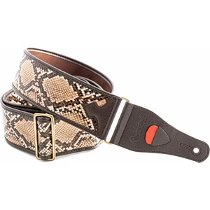 RightOnStraps Snake II Tracolla Pelle Beige