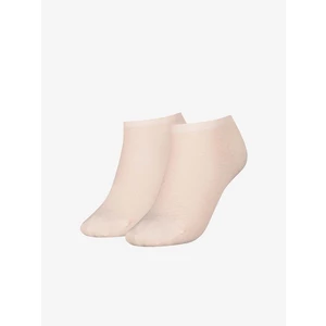 Ponožky Tommy Hilfiger (2-pak) dámske, ružová farba