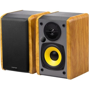 Reproduktory Edifier R1010BT, 2 ks hnedé aktívne reproduktory • 2.0 kanálový zvuk • Bluetooth • celkový výkon 24 W • pomer signálu k šumu 85 dBA • fre