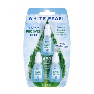 White Pearl Dental Care kvapky pre svieži dych 3 x 3.7 ml