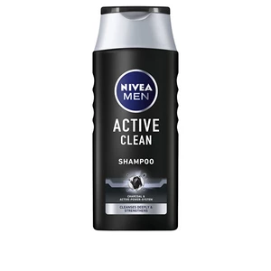 Nivea Šampon s aktivním uhlím pro muže Active Clean 250 ml