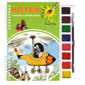Krtek omalovánka s vodovými barvami - Miler Zdeněk [Papírenské zboží]