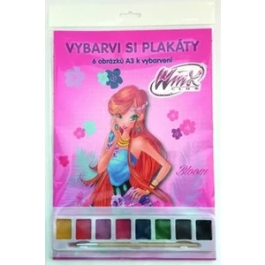 Winx Club fashion Vybarvi si plakát