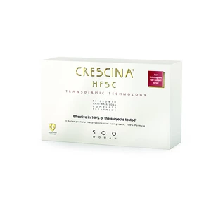 Crescina Péče na podporu růstu vlasů a proti vypadávání vlasů pro ženy Transdermic stupeň 500 (střední fáze) 20 x 3,5 ml
